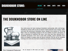 Tablet Screenshot of doukhoborstore.com